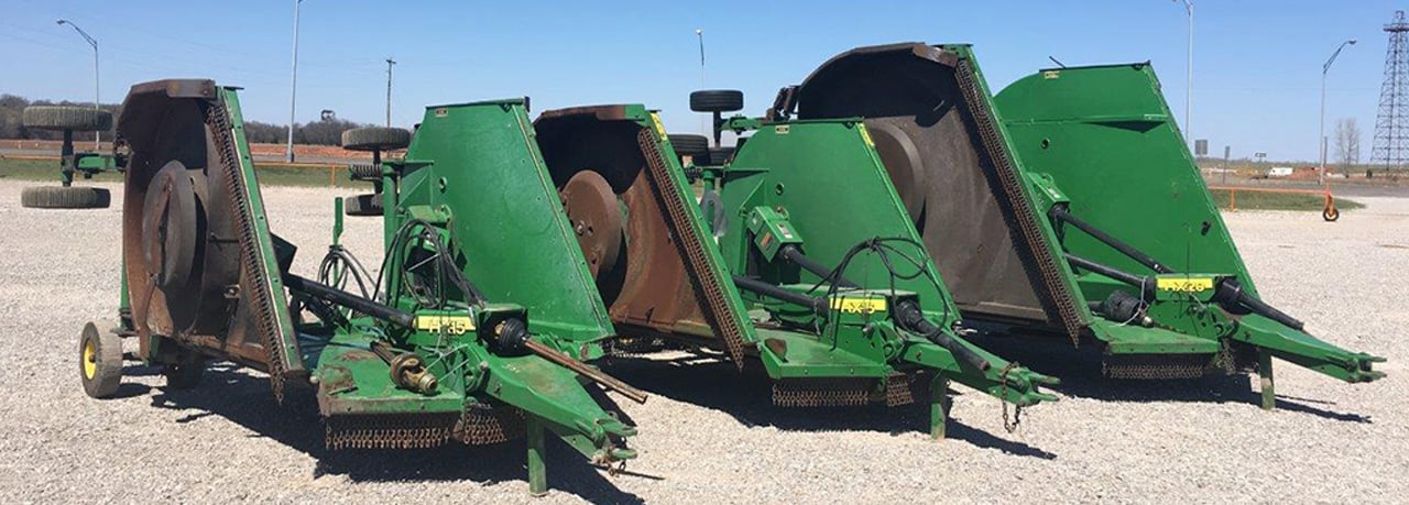 Different John Deere mowers for sale